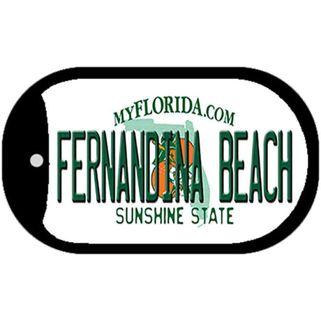 Florida Fernandina Beach Novelty Metal Dog Tag Necklace DT-11928