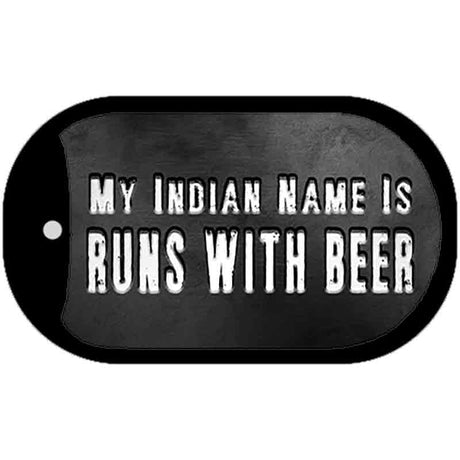 My Indian Name Novelty Metal Dog Tag Necklace DT-11934