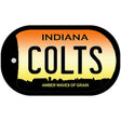 Indiana Colts Novelty Metal Dog Tag Necklace DT-11936