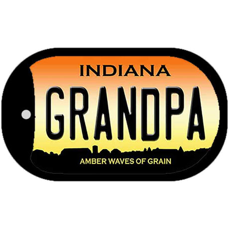 Indiana Grandpa Novelty Metal Dog Tag Necklace DT-11938