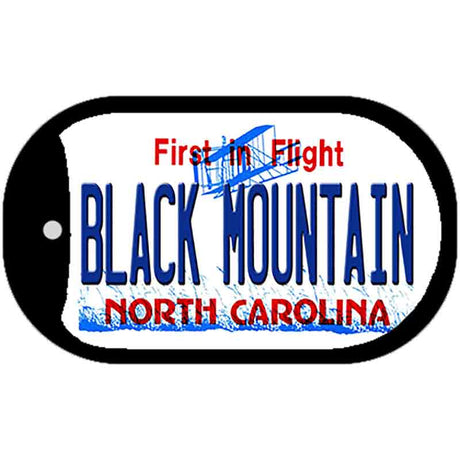 Black Mountain North Carolina Novelty Metal Dog Tag Necklace DT-12051