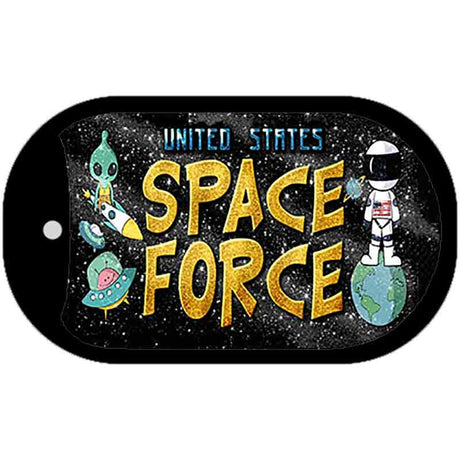 Space Force Novelty Metal Dog Tag Necklace DT-12056