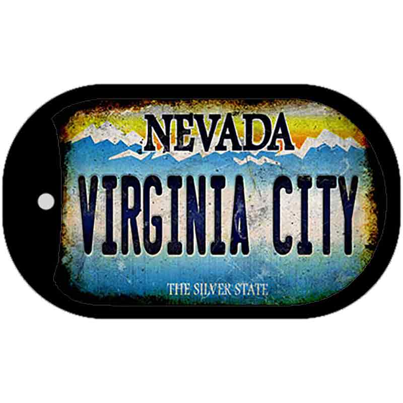 Nevada Virginia City Novelty Metal Dog Tag Necklace DT-12066