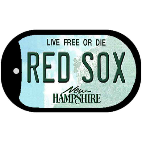 Red Sox New Hampshire State Novelty Metal Dog Tag Necklace DT-12071