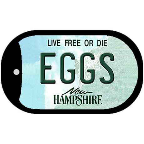 Eggs New Hampshire State Novelty Metal Dog Tag Necklace DT-12075