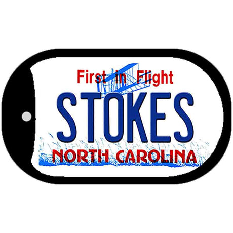 Stokes North Carolina State Novelty Metal Dog Tag Necklace DT-12088