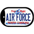 Air Force North Carolina State Novelty Metal Dog Tag Necklace DT-12096