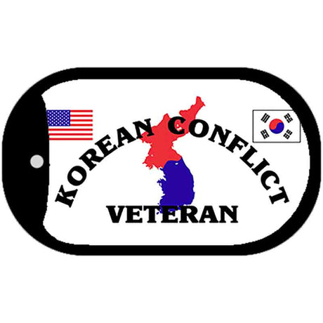 Korean Conflict Veteran Novelty Metal Dog Tag Necklace DT-120