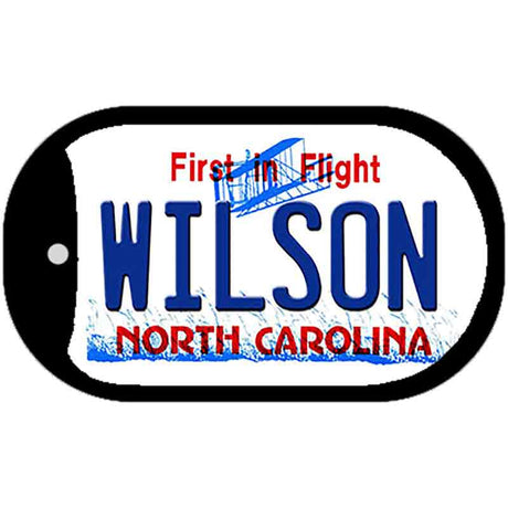 Wilson North Carolina State Novelty Metal Dog Tag Necklace DT-12100