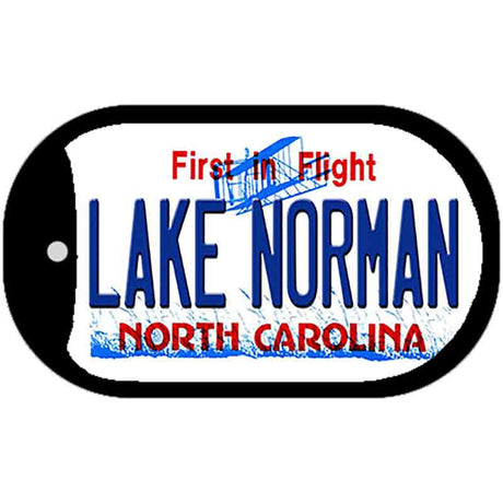 Lake Norman North Carolina State Novelty Metal Dog Tag Necklace DT-12106