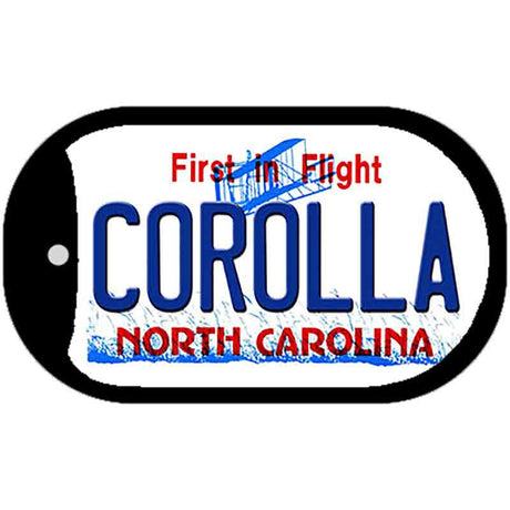 Corolla North Carolina State Novelty Metal Dog Tag Necklace DT-12108