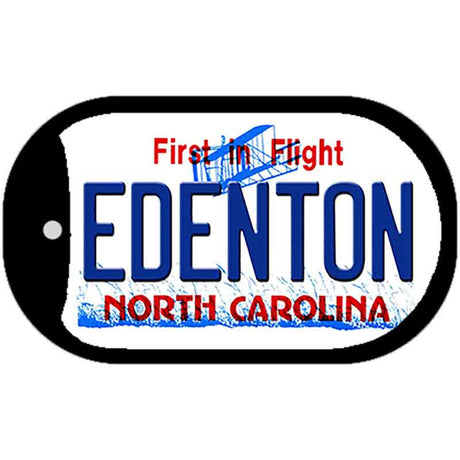 Edenton North Carolina State Novelty Metal Dog Tag Necklace DT-12109