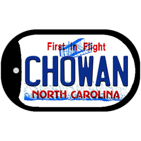 Chowan North Carolina State Novelty Metal Dog Tag Necklace DT-12110