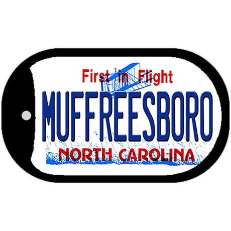 Muffreesboro North Carolina State Novelty Metal Dog Tag Necklace DT-12111