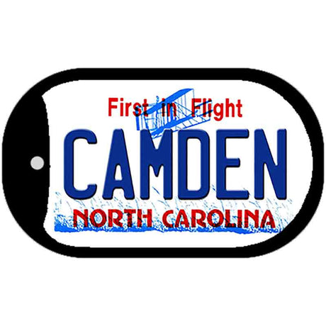 Camden North Carolina State Novelty Metal Dog Tag Necklace DT-12116