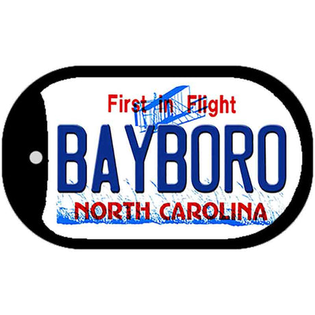 Bayboro North Carolina State Novelty Metal Dog Tag Necklace DT-12118