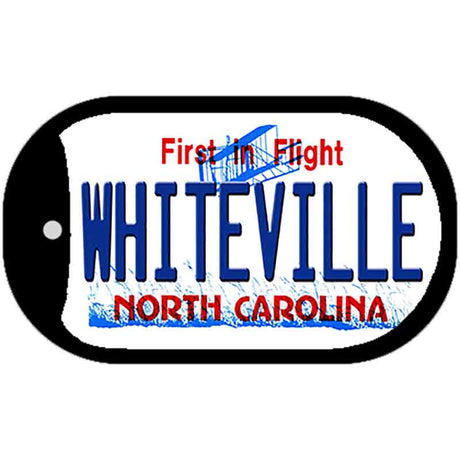 Whiteville North Carolina State Novelty Metal Dog Tag Necklace DT-12121