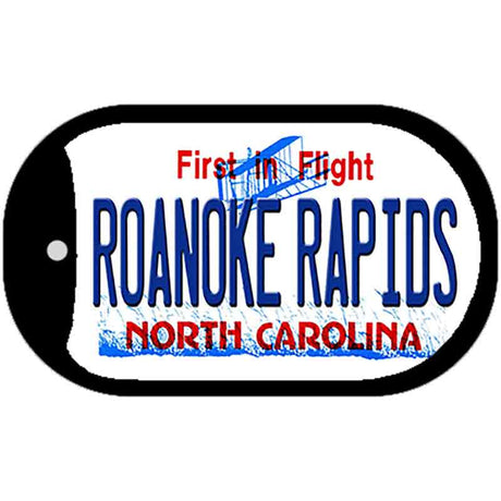 Roanoke Rapids North Carolina State Novelty Metal Dog Tag Necklace DT-12122