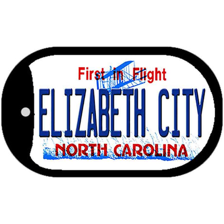 Elizabeth City North Carolina State Novelty Metal Dog Tag Necklace DT-12123