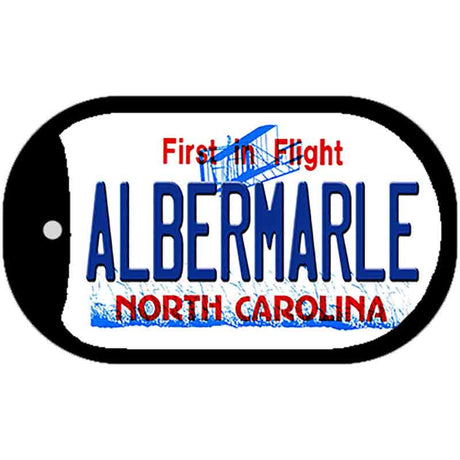 Albermarle North Carolina State Novelty Metal Dog Tag Necklace DT-12124