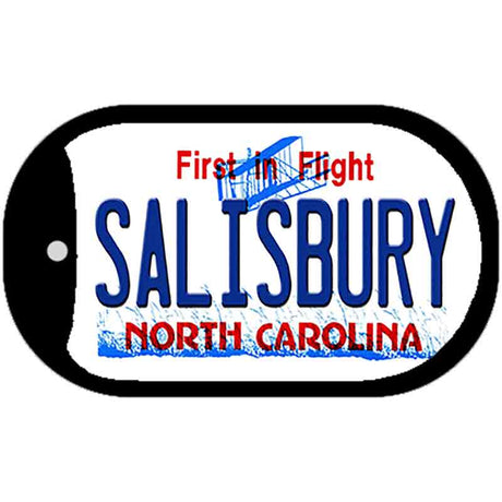 Salisbury North Carolina State Novelty Metal Dog Tag Necklace DT-12125