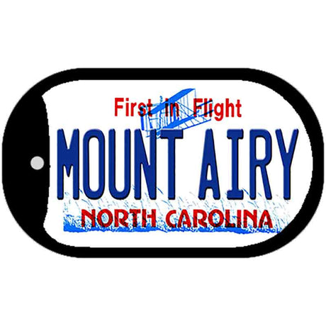 Mount Airy North Carolina State Novelty Metal Dog Tag Necklace DT-12127