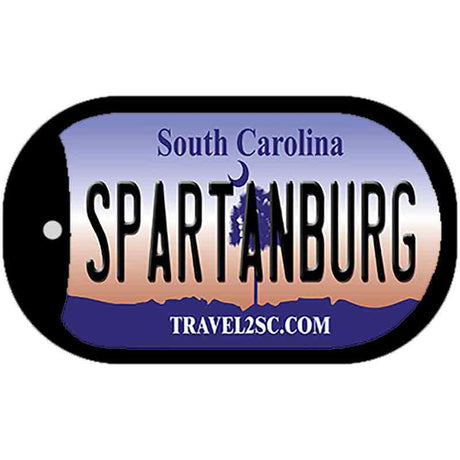 Spartanburg South Carolina State Novelty Metal Dog Tag Necklace DT-12129