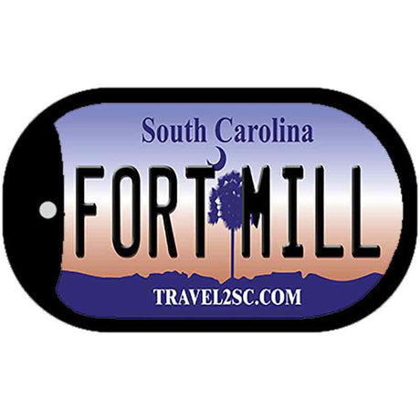 Fort Mill South Carolina State Novelty Metal Dog Tag Necklace DT-12130