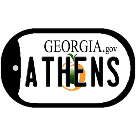 Athens Georgia State Novelty Metal Dog Tag Necklace DT-12131