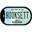 Hooksett New Hampshire Novelty Metal Dog Tag Necklace DT-12132