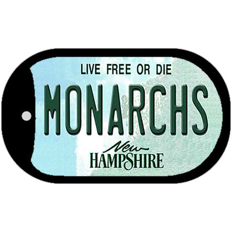 Monarchs New Hampshire Novelty Metal Dog Tag Necklace DT-12133