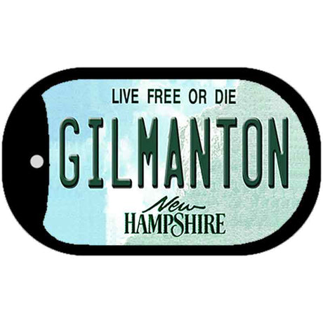 Gilmanton New Hampshire Novelty Metal Dog Tag Necklace DT-12134