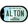 Alton New Hampshire Novelty Metal Dog Tag Necklace DT-12137