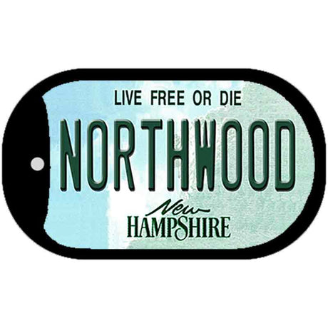 Northwood New Hampshire Novelty Metal Dog Tag Necklace DT-12139