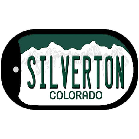 Silverton Colorado Novelty Metal Dog Tag Necklace DT-12143