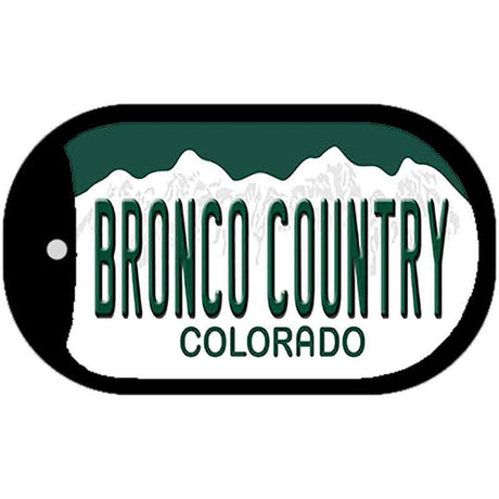 Bronco  Colorado Novelty Metal Dog Tag Necklace DT-12147