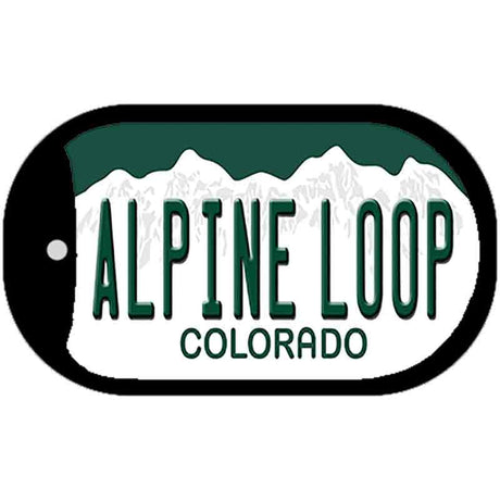 Alpine Loop Colorado Novelty Metal Dog Tag Necklace DT-12148