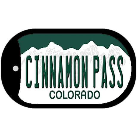 Cinnamon Pass Colorado Novelty Metal Dog Tag Necklace DT-12150