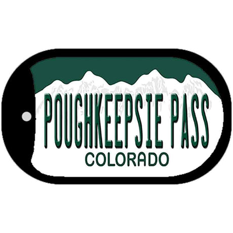 Poughkeepsie Pass Colorado Novelty Metal Dog Tag Necklace DT-12153