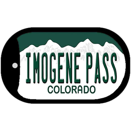 Imogene Pass Colorado Novelty Metal Dog Tag Necklace DT-12154