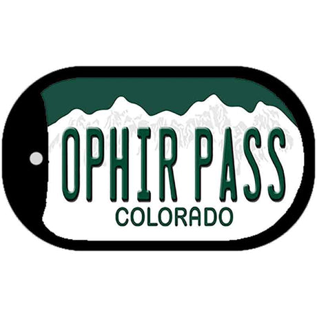 Ophir Pass Colorado Novelty Metal Dog Tag Necklace DT-12155