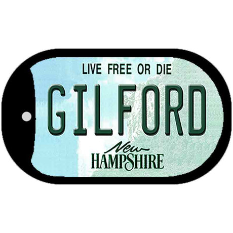 Gilford New Hampshire Novelty Metal Dog Tag Necklace DT-12168