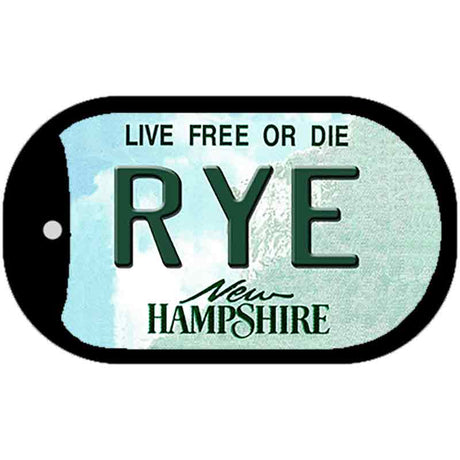 Rye New Hampshire Novelty Metal Dog Tag Necklace DT-12169