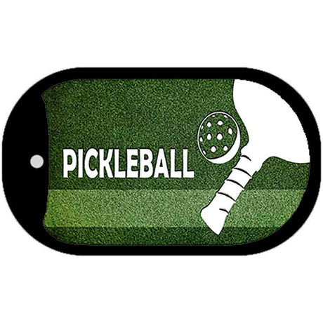 Pickleball Novelty Metal Dog Tag Necklace DT-12186