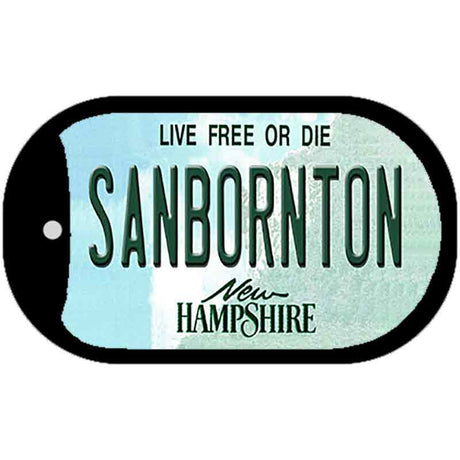 Sanbornton New Hampshire Novelty Metal Dog Tag Necklace DT-12197