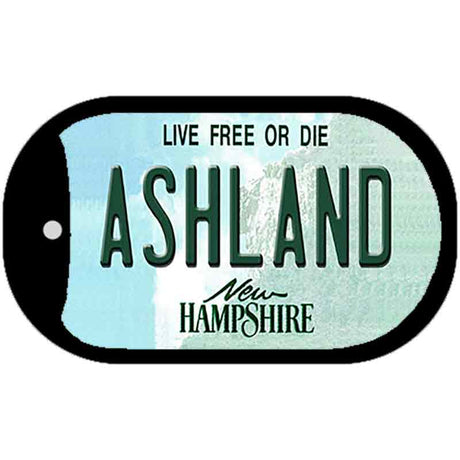 Ashland New Hampshire Novelty Metal Dog Tag Necklace DT-12199