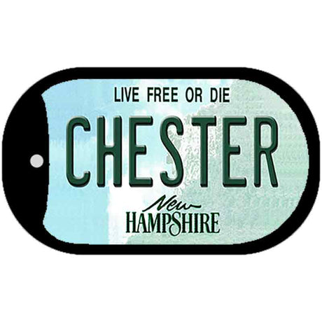 Chester New Hampshire Novelty Metal Dog Tag Necklace DT-12201