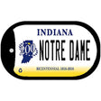 Notre Dame Indiana Novelty Metal Dog Tag Necklace DT-12206