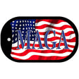 MAGA AM Flag Novelty Metal Dog Tag Necklace