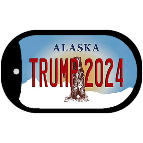 Trump 2024 Alaska Novelty Metal Dog Tag Necklace DT-12217